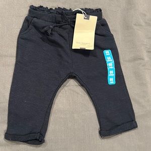 Zara Baby Navy Blue Sweatpants Size 3-6 Months BNWT